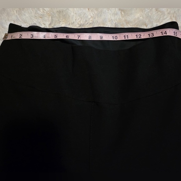 ANA Black Leggings High Rise Size XL x 26 With Tummy Control Band EUC - Picture 6 of 7